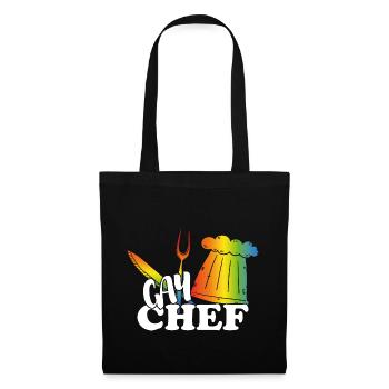 Gay chef - Tote Bag - black - Front