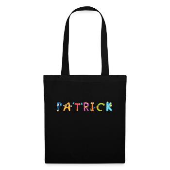 Patrick - Stoffbeutel - Schwarz - Vorne