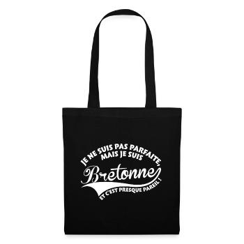 Parfaite Bretonne - Sac en tissu - noir - Devant