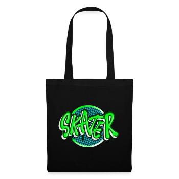 skater - Tote Bag - black - Front