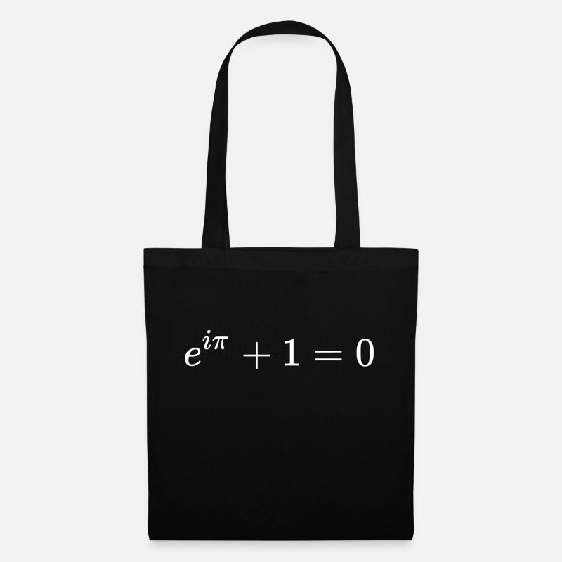 Euler'sche Identität Mathematik Formel - Stoffbeutel - Schwarz