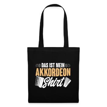 Akkordeon - Stoffbeutel - Schwarz - Vorne