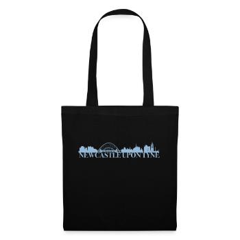 Newcastle Upon Tyne England Skyline Gift Idea - Tote Bag - black - Front