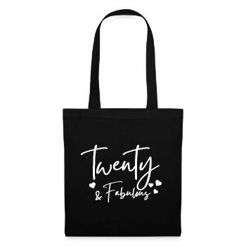 vingt fabuleux - Sac en tissu - noir - Devant