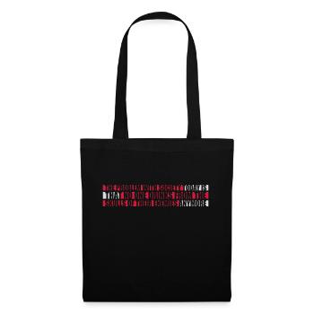 drinks from enemies skulls - Tote Bag - black - Front