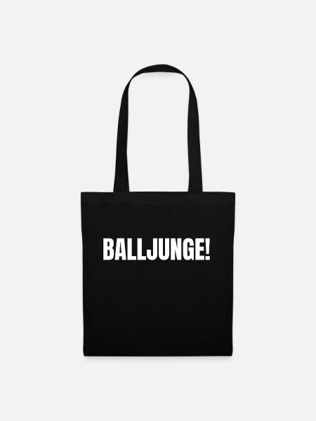 BALLJUNGE Fußball Ball junge - Stoffbeutel - Schwarz