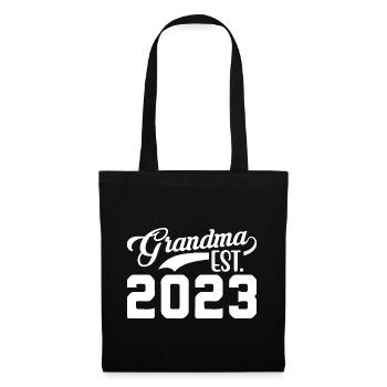 Grandma Est. 2023 - Tote Bag - black - Front