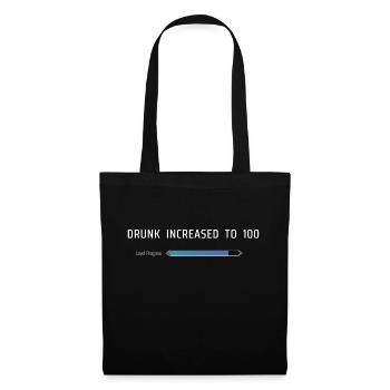 Ivresse augmentée à 100 - Sac en tissu - noir - Devant