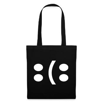 Motivation You decide: Happy or sad - Tote Bag - black - Front