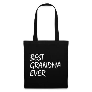 Best grandma ever - Tote Bag - black - Front