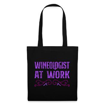 Wineologist At Work 3 - Tote Bag - black - Front