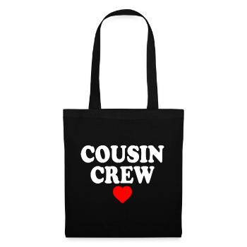 Cousin crew - Stoffbeutel - Schwarz - Vorne