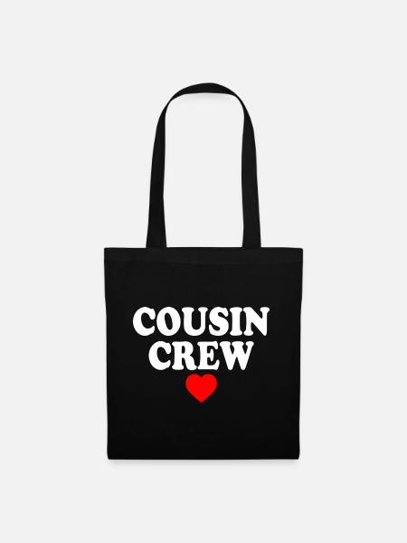 Cousin crew - Stoffbeutel - Schwarz