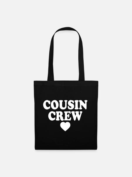 Cousin crew - Stoffbeutel - Schwarz