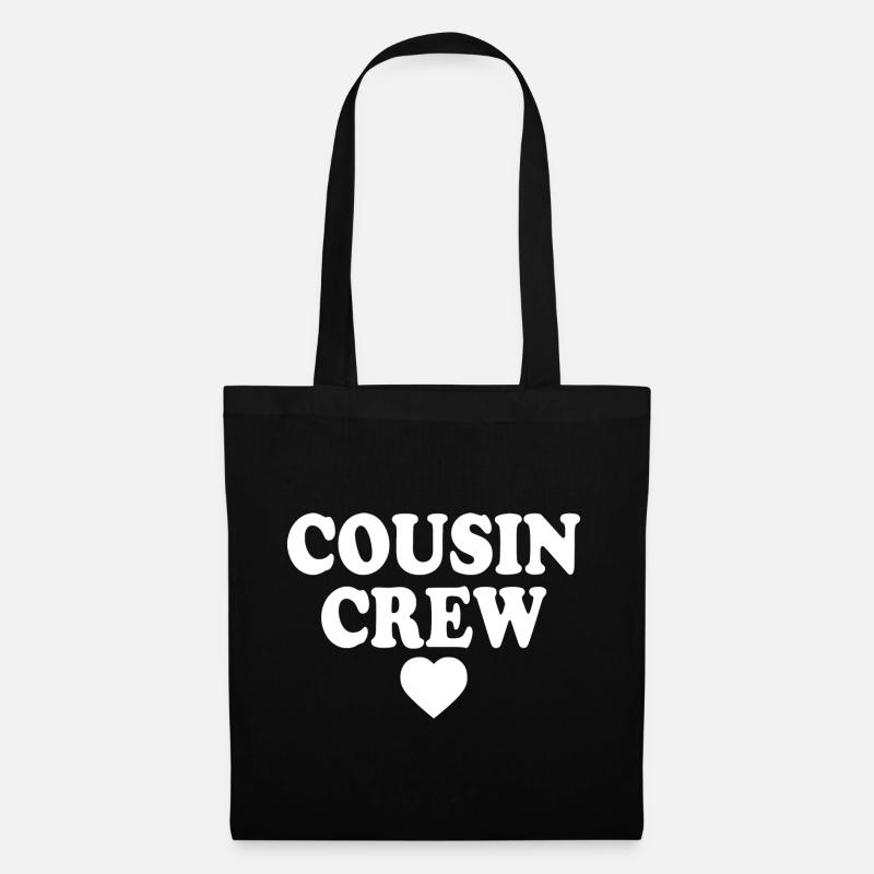 Cousin crew - Stoffbeutel - Schwarz