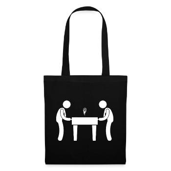 Soccer Table Football Foosball Fun Goal Fan - Tote Bag - black - Front