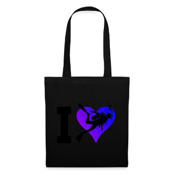 Diving Tauchen Scuba Taucher Scuba Diver - Tote Bag - black - Front
