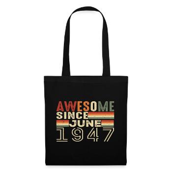 June 1947 Original 1947 Jubilee 1947 June 1947 - Tote Bag - black - Front
