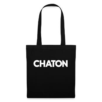 Chaton - Sac en tissu - noir - Devant