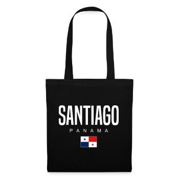 Santiago Panama Panaméen - Sac en tissu - noir - Devant