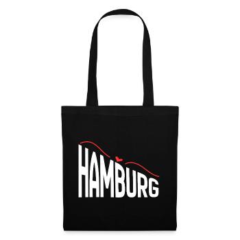 Hambourg - Sac en tissu - noir - Devant