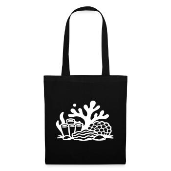Océan récif corallien - Sac en tissu - noir - Devant