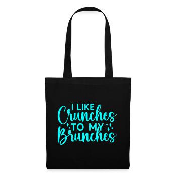 Fitness Motivation Bodybuilder Like Crunches - Tote Bag - black - Front