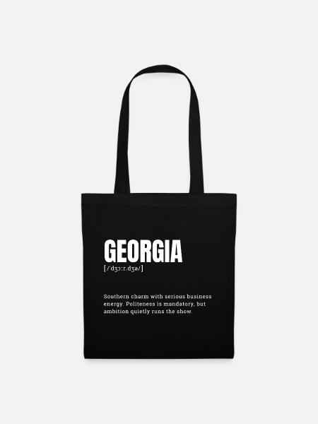 Georgia Charme Geschäftsdynamik - Stoffbeutel - Schwarz