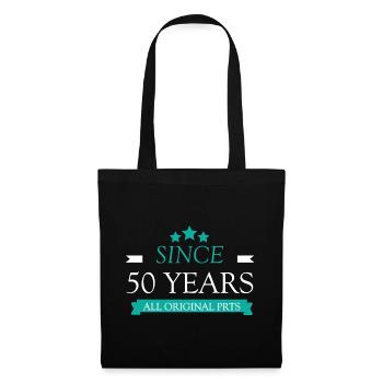 50th birthday, Since 50 years - Tote Bag - black - Front