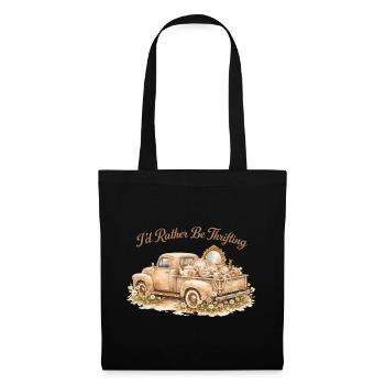 Je Préfère Chiner Brocante Camion Vintage - Sac en tissu - noir - Devant