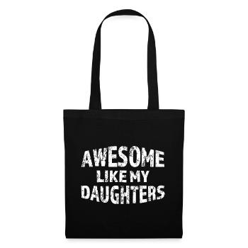 Proud Daughters Distressed - Tote Bag - black - Front