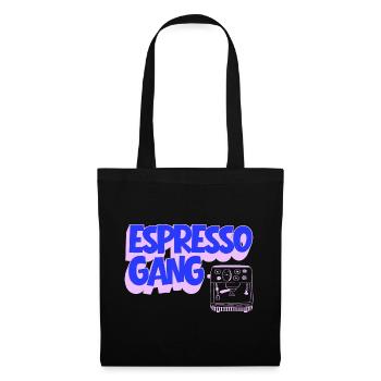 Espresso Gang - Stoffbeutel - Schwarz - Vorne