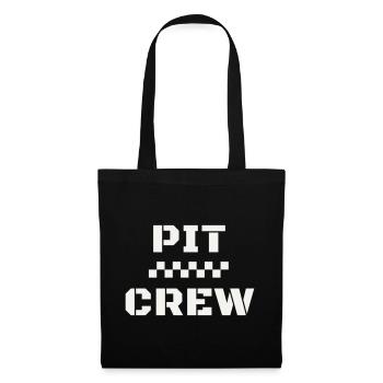 Équipe de course de Pit Crew Motorsport Course aux stands - Sac en tissu - noir - Devant