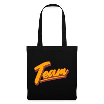 Team - Stoffbeutel - Schwarz - Vorne
