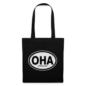 OHA Osterode Harz - Stoffbeutel - Schwarz - Vorne
