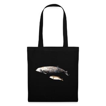 Cuvier's beaked whale - Ziphius cavirostris Beaked whale - Tote Bag - black - Front