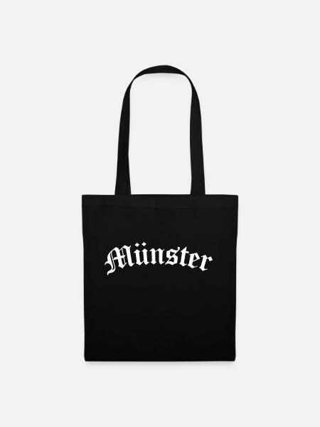 Münster - meine Stadt - Stoffbeutel - Schwarz