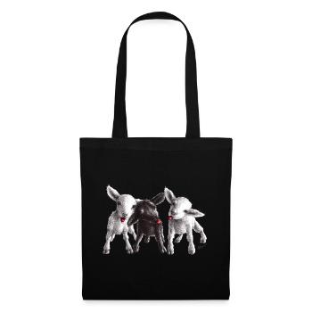 mouton effronté - Sac en tissu - noir - Devant