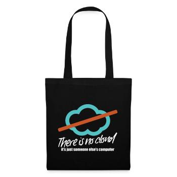 There is no cloud - Tote Bag - black - Front