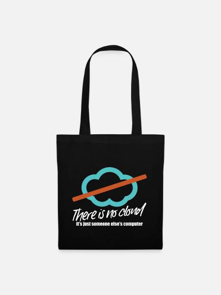 There is no cloud - Stoffbeutel - Schwarz