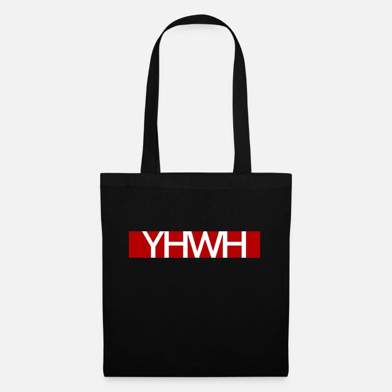 JHWH - Stoffbeutel - Schwarz