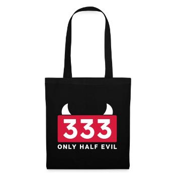 333 ONLY HALF EVIL - Tote Bag - black - Front