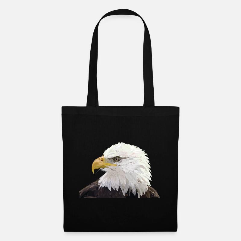Weißkopfseeadler - Stoffbeutel - Schwarz
