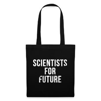 Scientists for Future - Sac en tissu - noir - Devant