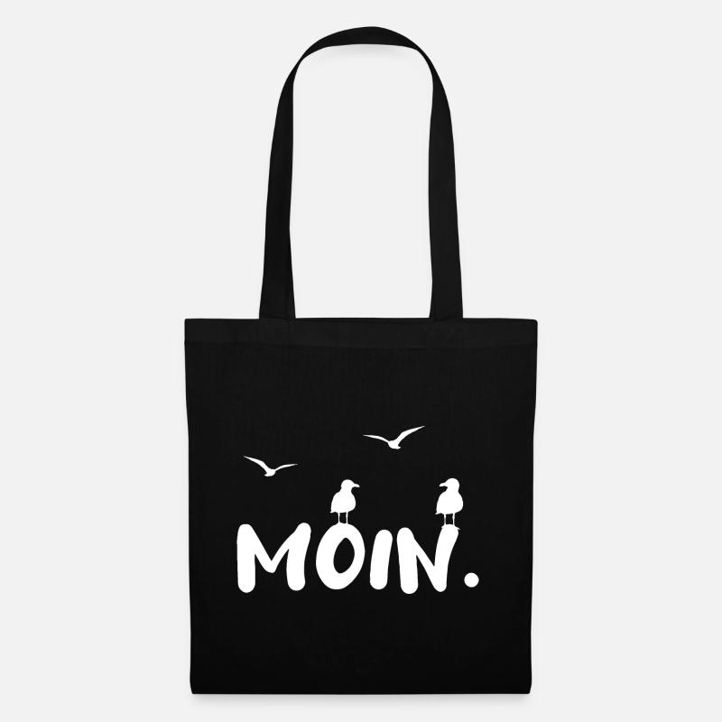 Moin - Stoffbeutel - Schwarz
