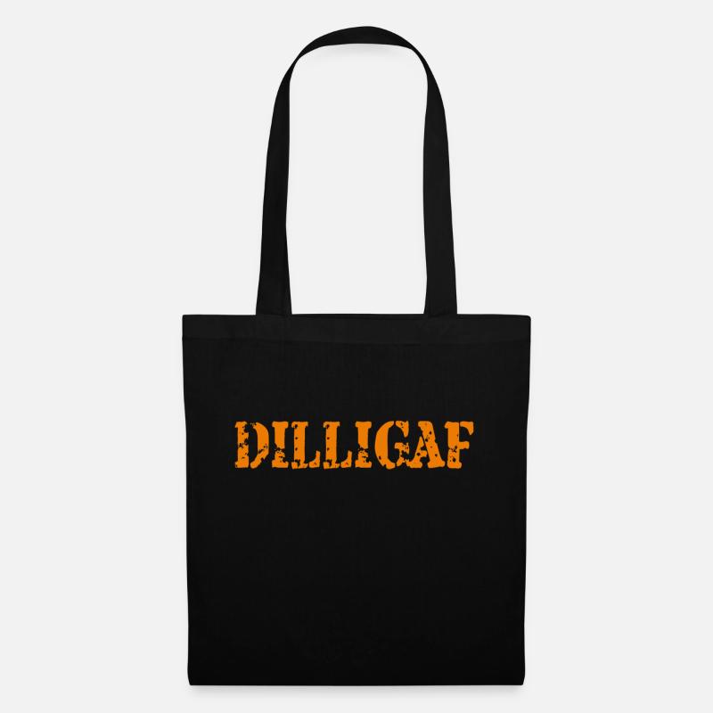 DILLIGAF - Stoffbeutel - Schwarz