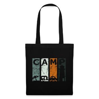 Camp Caravan Camper Lighthouse - Tote Bag - black - Front