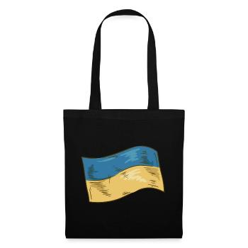 Ukraine Flag - Tote Bag - black - Front