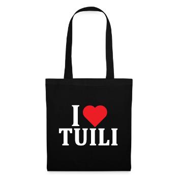 t-shirt J’adore Tuili t-shirt Sardaigne - Sac en tissu - noir - Devant