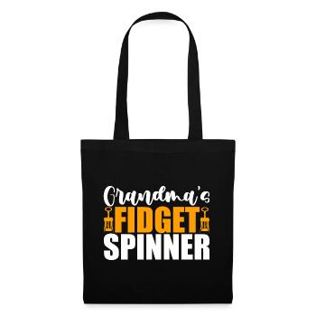 Grandma's Fidget Spinner 4 - Tote Bag - black - Front